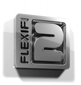 FlexiFi v2 3d rendered logo
