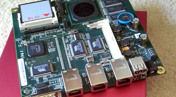 ALIX All-in-one board running pfSense