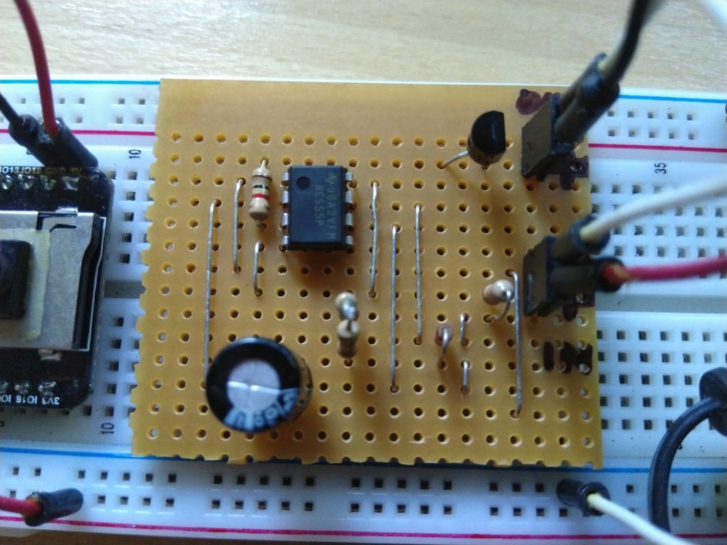 Dedicated 555 timer board for ~ 1 minute cycles