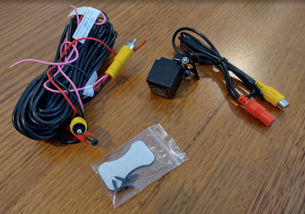 Atoto backup camera & associated cables